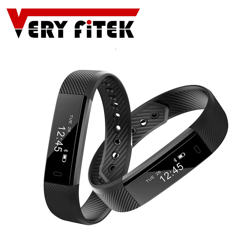 

VF47 Smart Bracelet Fitness Tracker Step Counter Fitness Watch Band Alarm Clock Vibration Wristband pk ID107 fit bit miband2