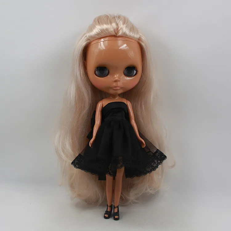 ICY Nude Blyth кукла серии No.280BL339 светло-Золотая прическа с челкой подходит для DIY Изменение игрушка завод Blyth