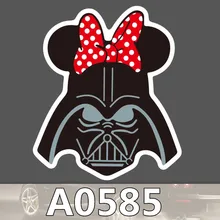 Bevle A0585 Star Wars Cartoon Wasserdichte Kühle DIY Aufkleber Laptop Gepäck Skateboard Kühlschrank Auto Graffiti Cartoon Aufkleber