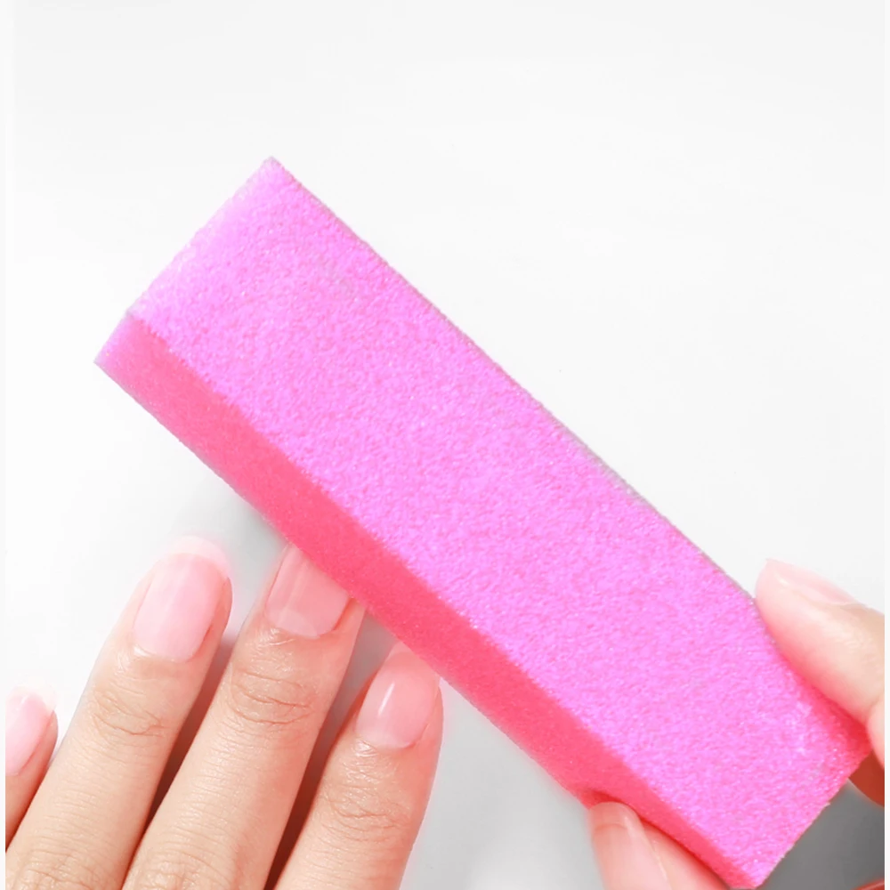 3Pcs Nail Files Buffer Block Professional 4 Way Gel Nail Art Polish