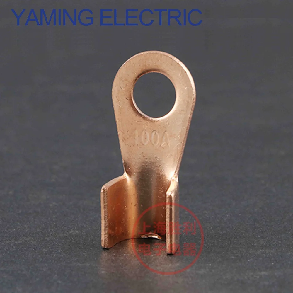5Pcs 100A Copper Battery Cable Connector Terminal Crimping 10 25Mm2 Wire Ot Naked P85 huismerk kopen in de aanbieding