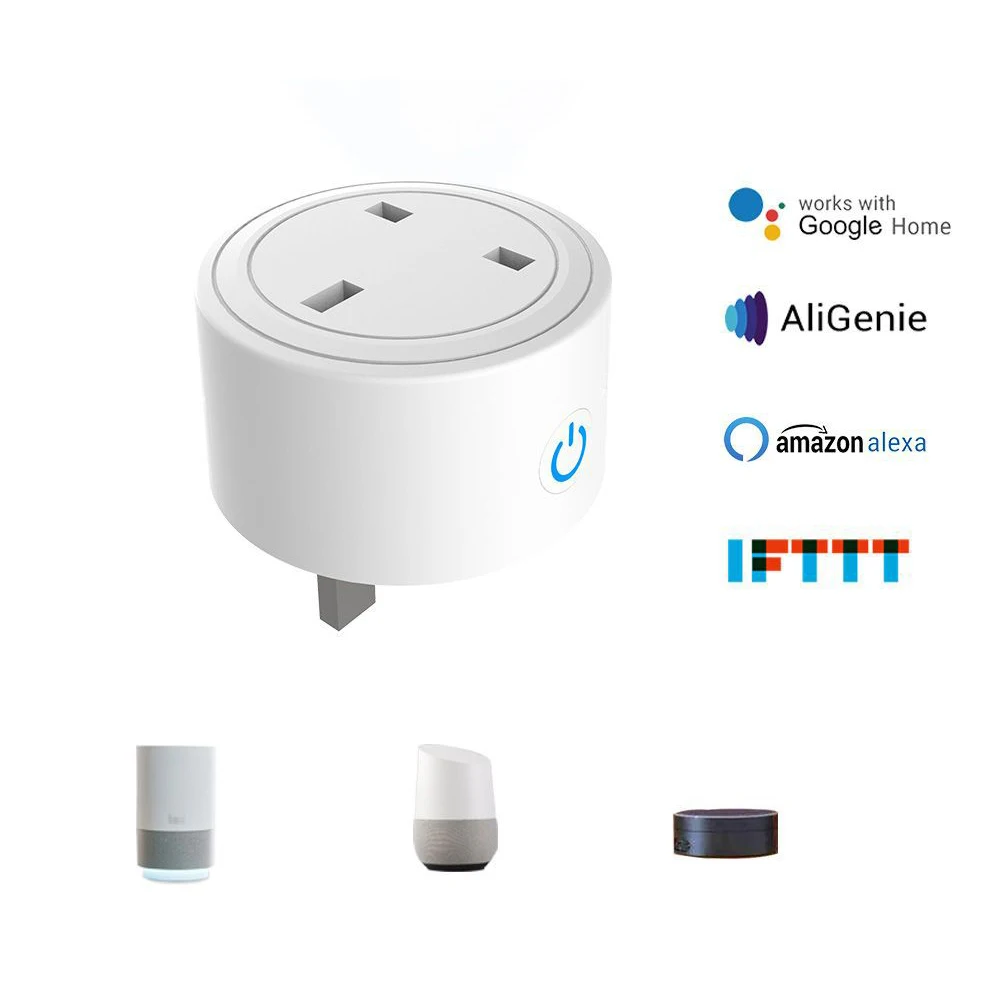 

US UK Smart Plug,WiFi Remote Control By Mobile Phone Support Android/ios,smart Timing,Samrt for Google Home Electric Mini Socket