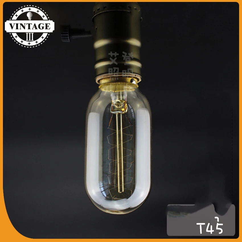 LightInBox T45 Tungsten Bulb E27 Globe Edison Ligh Vintage Retro