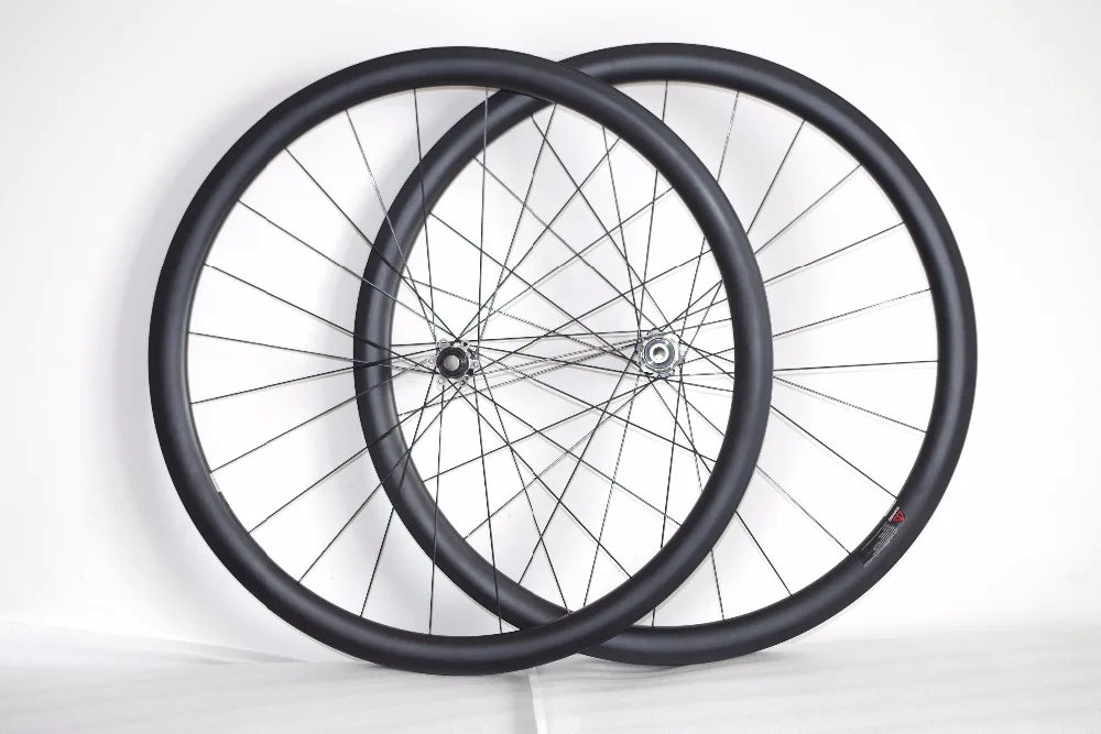 

DEERACE 38MM DEEP 25MM WIDE SL 700C CARBON ROAD DISC/CYCLOCROSS CX CLINCHER TUBELESS BICYCLE WHEELS INTERNAL/HIDDEN NIPPLE