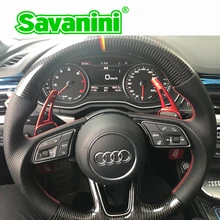 Savanini алюминиевый руль DSG Shift Paddle Shifter расширение для Audi new TT(), TTS(), Q7() A4 B9 A5 sportback