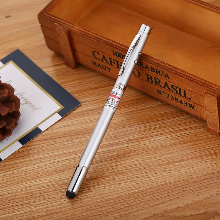 

5 in 1 Remote RED Laser Pen Stylus Pen Powerful Laser Pointer Writing Pen Lighting Hunting Laser Bore Sighter Without Battery