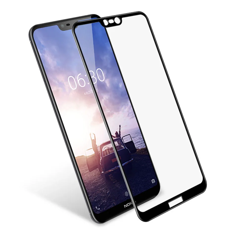 2 шт. стекло для Nokia 7 Plus 8 1 3 5 X6 6 пленка экрана закаленное 2018 протектор|Защитные
