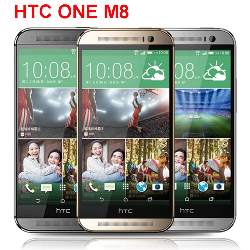 

Fashion Candy Color HTC One M8 Unlocked GSM/WCDMA/LTE Quad-core RAM 2GB Cell Phone HTC M8 5.0" 3 Cameras Original HTC M8 Phone