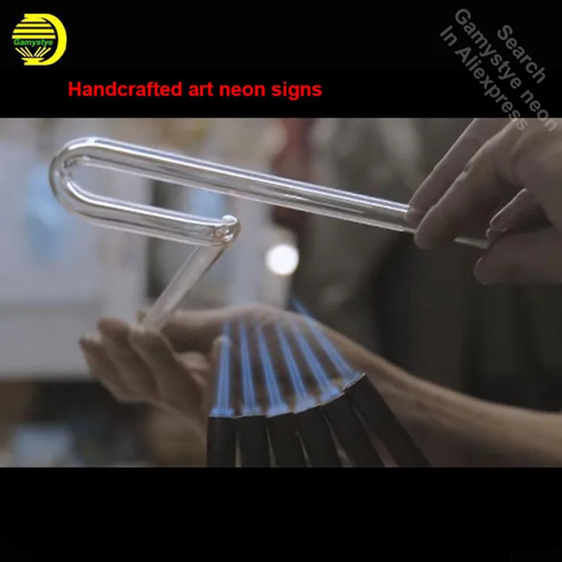 Sinal de Néon Tubo de Vidro Tratar-se Decorar Janelas Casa Amor Exibição Artesanato Restaurante Sinais Placa Personalizada Lâmpada Néon 3 Tratar se sinal de néon decorar janelas