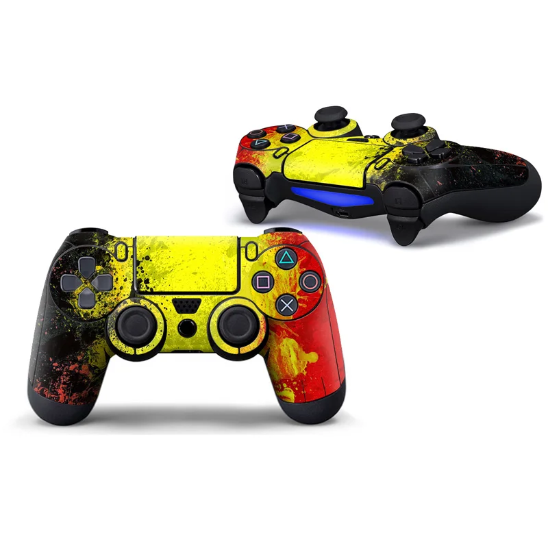 

2PCS New coming! High quality vinyl skin cover sticker for PS4 Slim controller skin sticker for PS4 Controllers for ps4 pro
