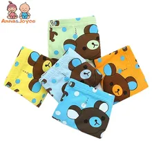 5 шт./лот, нижнее белье для мальчиков детские трусы-боксеры Cutyome, однотонные хлопковые трусы-стринги для детей, трусы для подростков