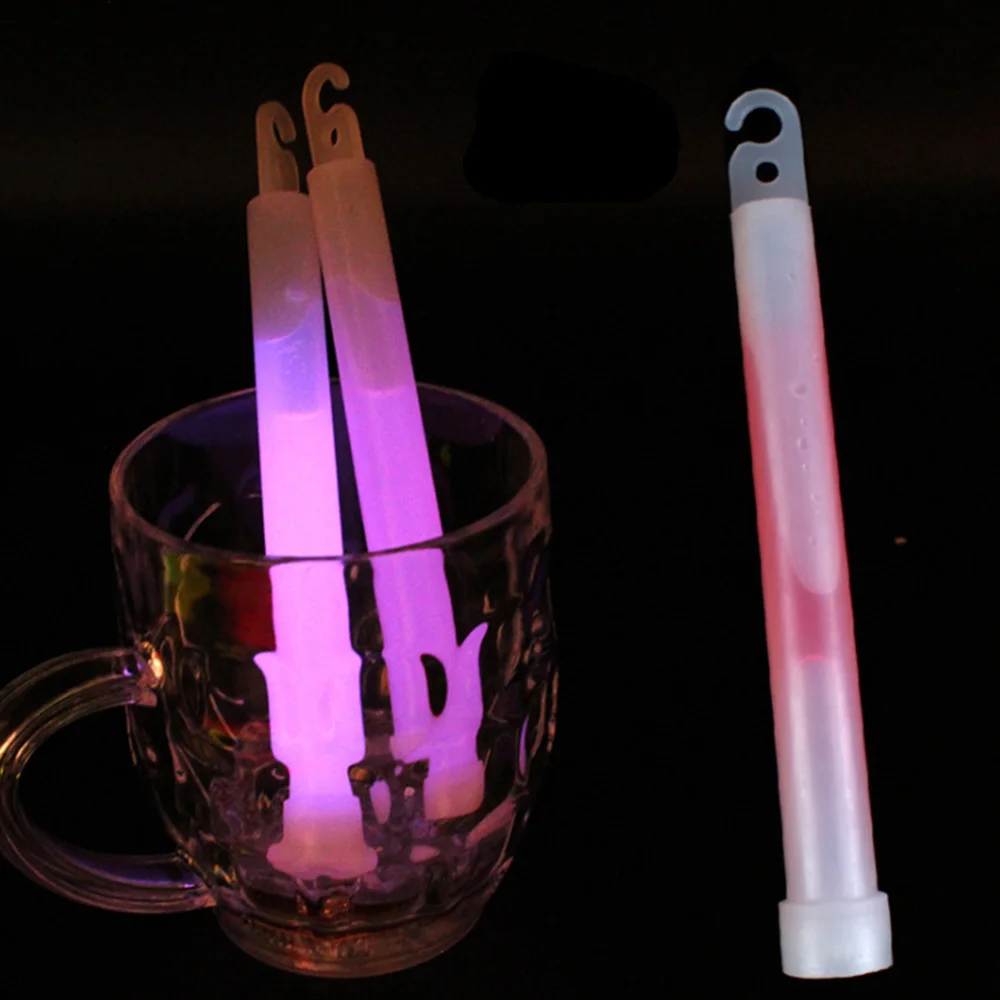 15 см промышленные светящиеся палочки вечерние светящиеся химические флюоресцентные палочки для Хэллоуина подвесные декоративные кемпинговые аварийные огни - Цвет: Фиолетовый