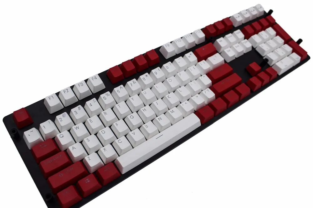 MP 108 Ключи светодиодный PBT Keycap двойной снимок с подсветкой колпачки OEM профиль Cherry MX Переключатель Keycap для механической игровой клавиатуры