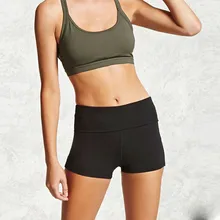 Для женщин эластичные yoga шорты Свободные боковые Разделение с эластичной резинкой на талии, леггинсы yoga Для женщин Фитнес Спортивные Леггинсы Спортивная одежда A1