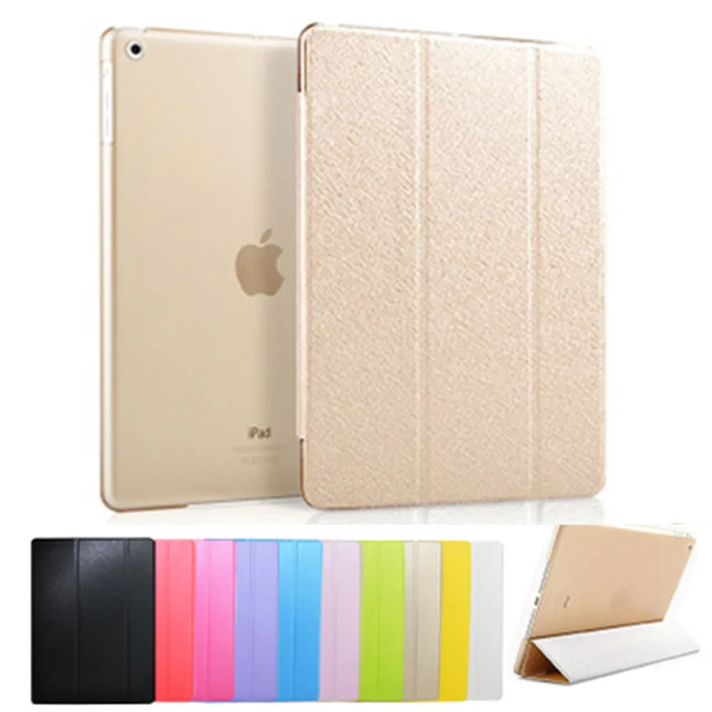 Ультратонкий кожаный чехол для нового iPad 2017 2018 защитный Магнитный с функцией сна