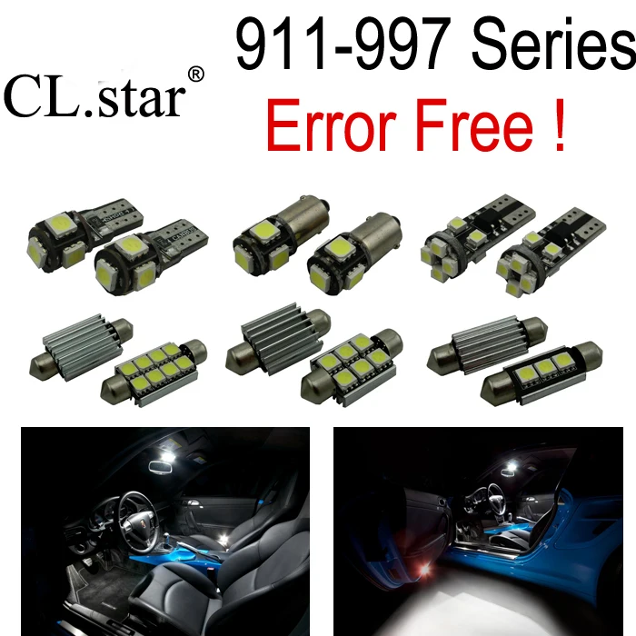 

12pc XCanbus Error free For Porsche 911 997 series LED lamp Interior Light Kit Package (2005-2011)