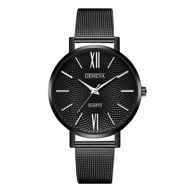 Geneva Luxury Women's Thin Stainless Steel Band Analog Quartz WristWatch Watch L Geneva Luxury Women's Thin Stainless Steel Band Analog Quartz WristWatch Watch L