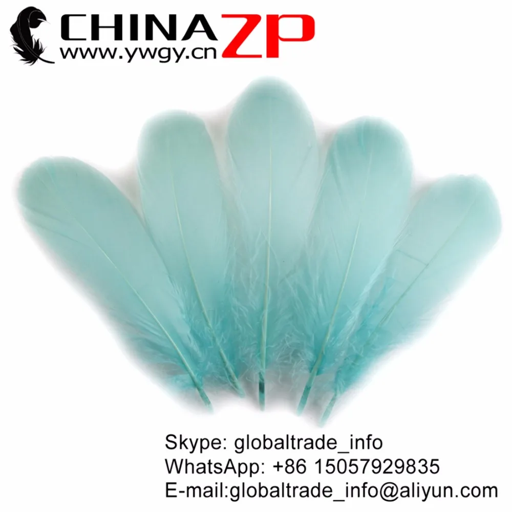 CHINAZP 200 шт./лот фантастическое украшение окрашенные бледно-голубые мягкие гусиные