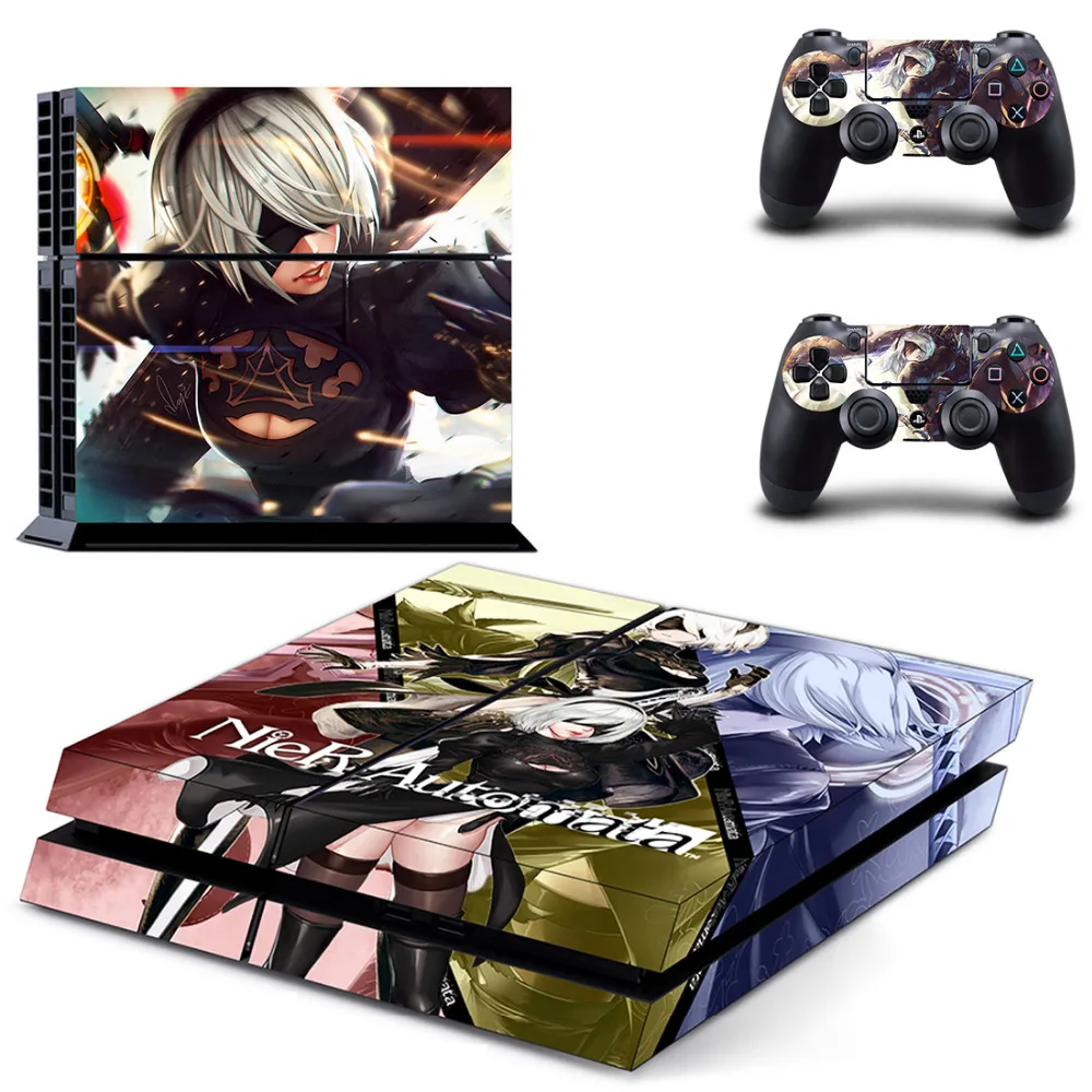 Наклейка для игровой консоли NieR:Automata PS4 наклейка Sony PlayStation 4 и контроллера