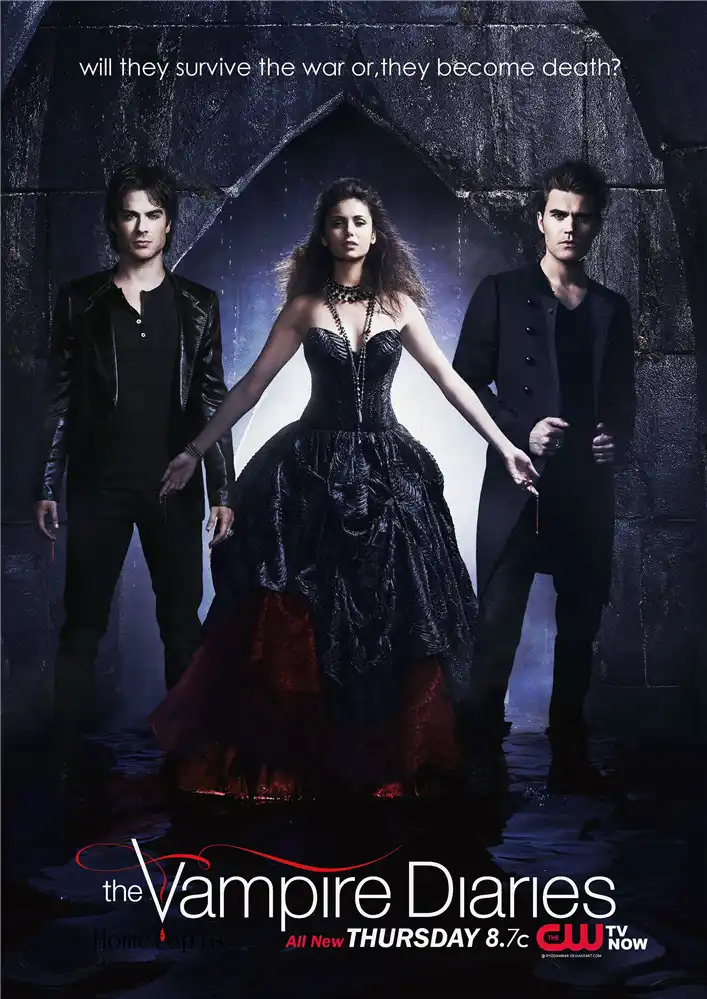Vampire Diaries Poster Lucido Stampe Su Carta Ad Alta Definizione Decorazione Della Casa