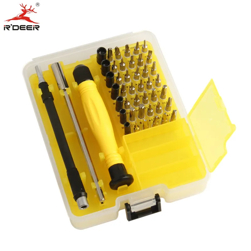RDEER 46 in 1 Precision Screwdriver Set Electronic Screwdriver CR V