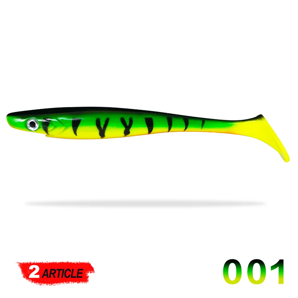 Hunthouse 2 шт./лот pro shad Щука приманка 20 см 50 г Краска Печать приманка весло хвост shad силиконовая souple leurre натуральный мускусный - Цвет: 001