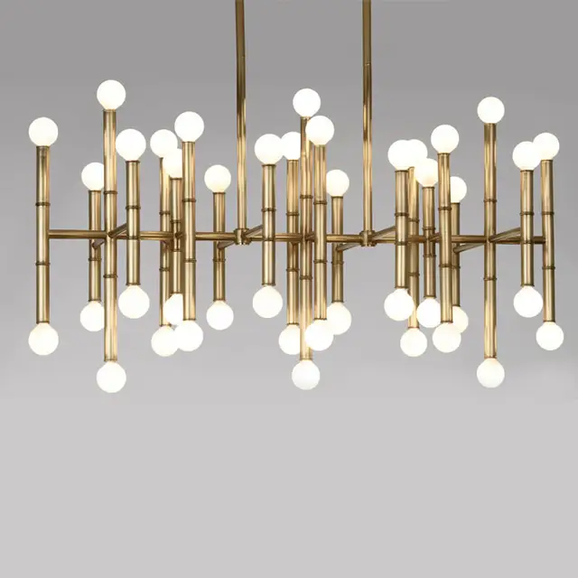 Led Bulbs Bamboo Droplight Jonathan Adler Meurice Pendant Lamp