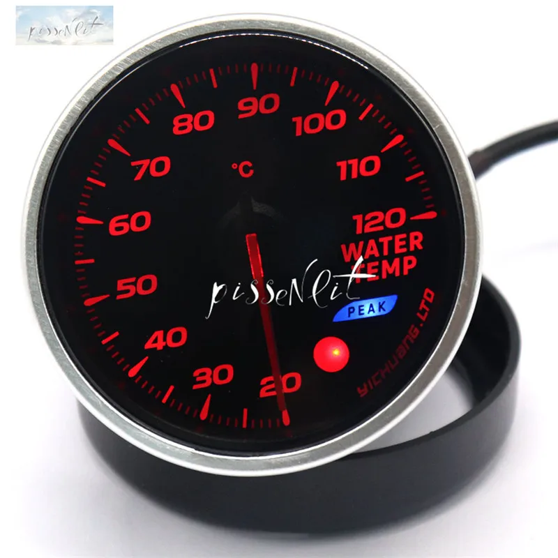 

2019 New 60mm 12V car 20-120 water temperature meter with sensor (NPT1/8'') Temperature Sensor