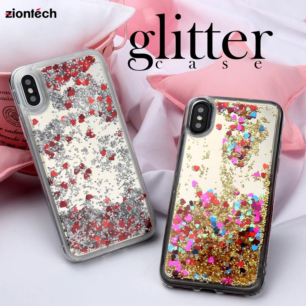 

Phone Cases For Huawei P8 Lite 2017 Case Back Cover For Huawei P10 Lite Mate 10 Lite Dynamic Mirror Liquid Quicksand Covers