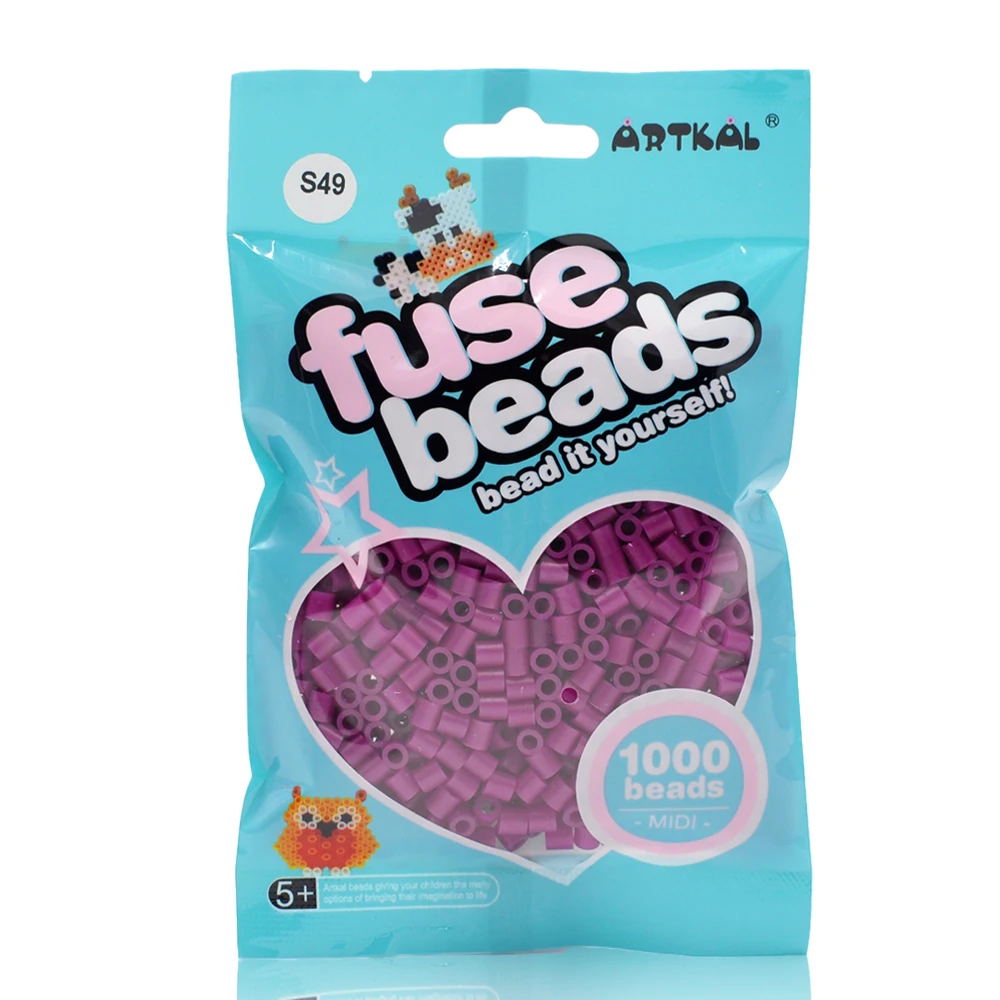 ARTKAL 1000 beads (S28-S54) S-5mm Artkal fuse beads 206 colors available Perler beads jewelry beads puzzles