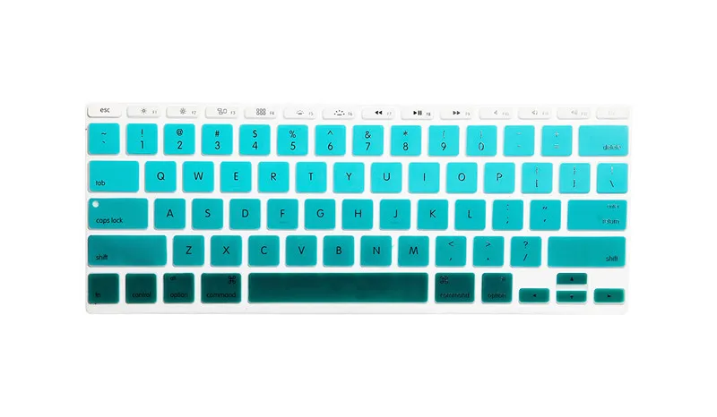 

Silicone Colorful Keyboard Stickers for Macbook Keyboard Cover US Version For Macbook Air 11 11.6 inch