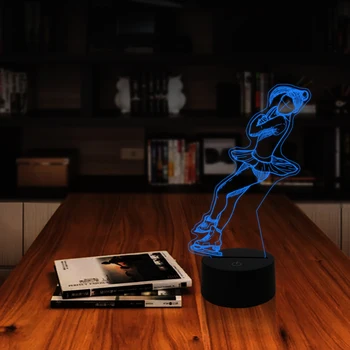 

Playing skating style Night Lamps 7 changing Colors USB Port ideal gift for athletes friend room decor