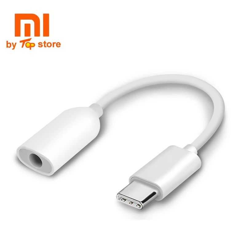 

Xiaomi original USB Type C to AUDIO converter data cable 3.5 mm Earphone audio adapter for aux Android phones MI6/8/9/note3/mix2