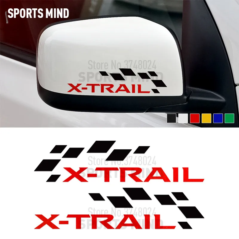 

1 Pair SPORTS MIND Car Styling Rearview Mirror Car Sticker Decal For Nissan X Trail T32 T31 T30 X-trail Nismo Accessories