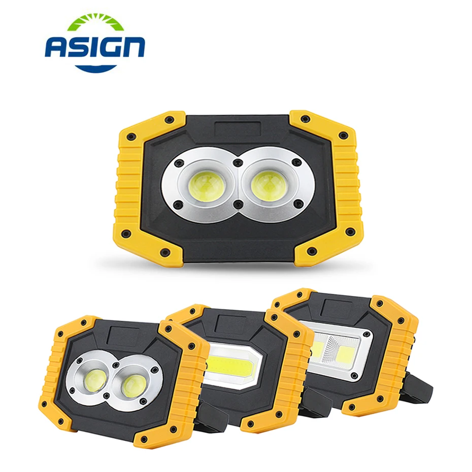 

Rechargeable Portable LED Spotlight 5V 20W 400LM High Bright Emergency LED Floodlight Searchlight Outdoor Camping Fishing Lamp