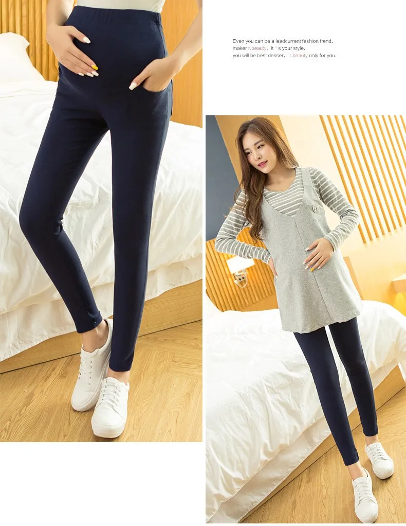 Calças de Maternidade Roupas de Maternidade Calças de Gravidez para Grávidas Capris Comprimento Total Alta Frete Grátis 9 Cheap Calças e capris