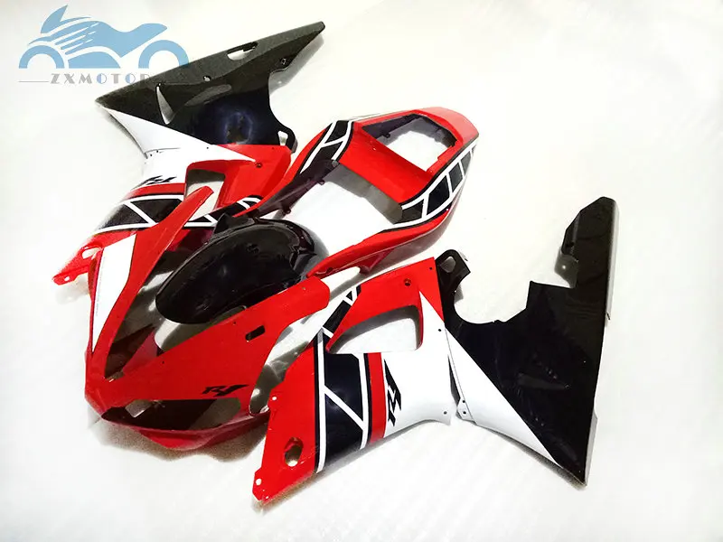 

Customized motorcycle fairing Kits Fit for YAMAHA 2000 2001 YZFR1 00 01 YZF R1 ABS plastic fairings kit red black aftermarkets