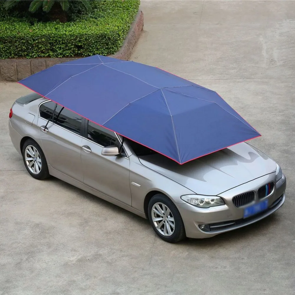 The latest Fully Automatic Car Tent Movable Sun Shade Umbrella Dust-proof Awning Sun-proof Car Umbrella with Remote Control