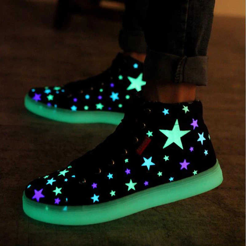 Zapatos que alumbran para hombre Clearance