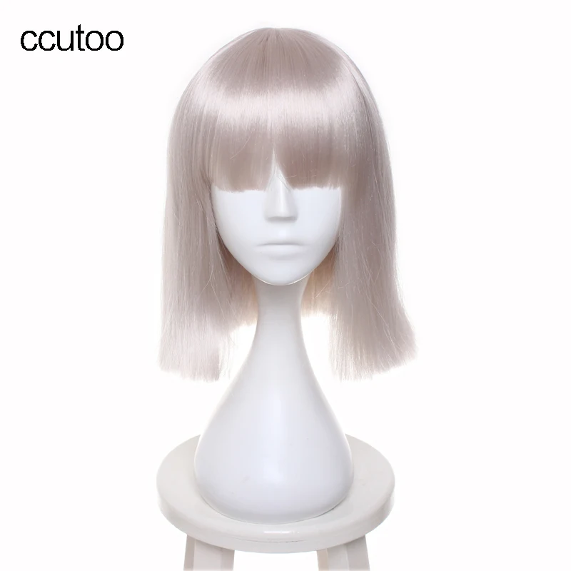 Ccutoo 40 см белого цвета Короткие ботинки на плоской подошве челки Прямые