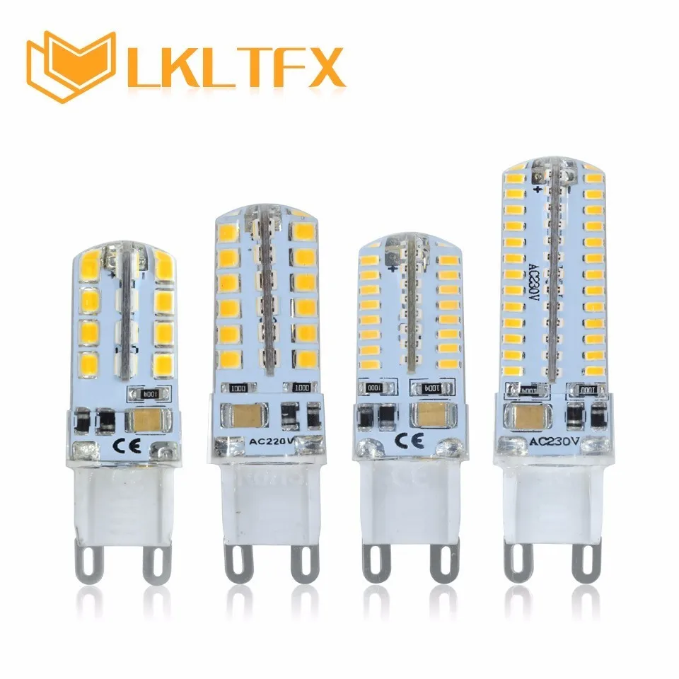 LKLTFX G9 Светодиодная лампа 220 В переменного тока 3 Вт 2 кукурузная SMD2835 32 48 64 104