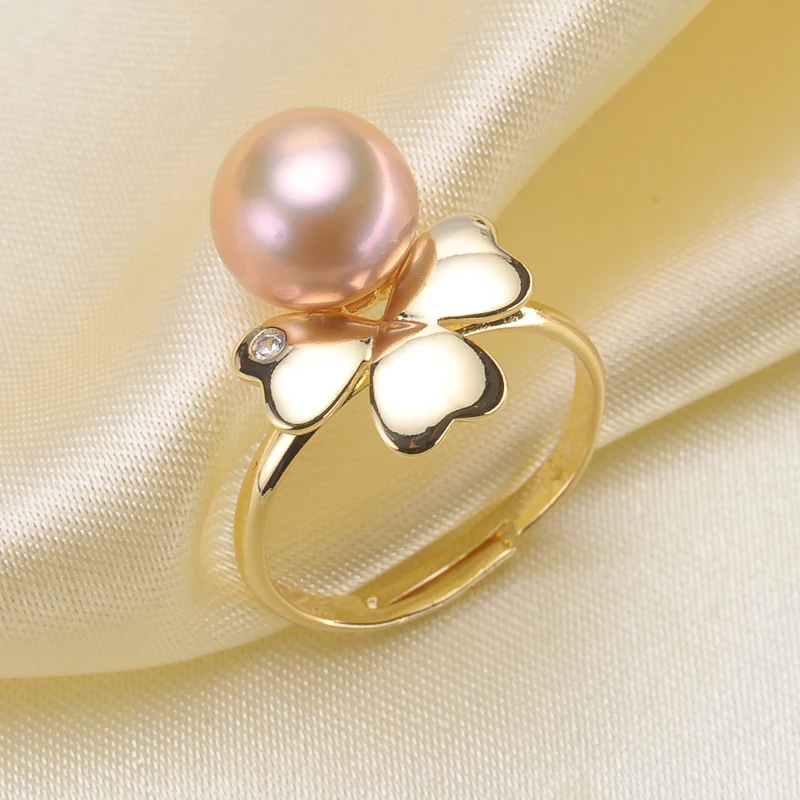 

Adjustable Open Rings Hot Fashion Street Shoot Accessories Pearl Rings for Women Anillos Bague Gift JZ-002