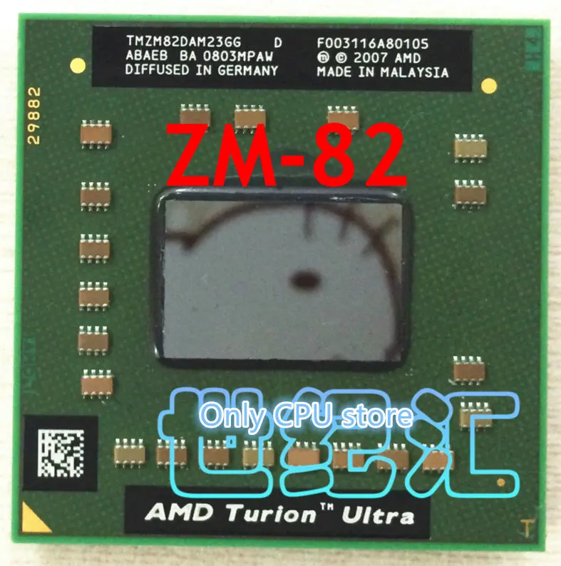 AMD Ноутбук Процессор zm-82 ZM-82 TMZM82DAM23GG ZM82 PGA638 ZM 82 ZM-82 процессор PGA 638 разъем S1 работы