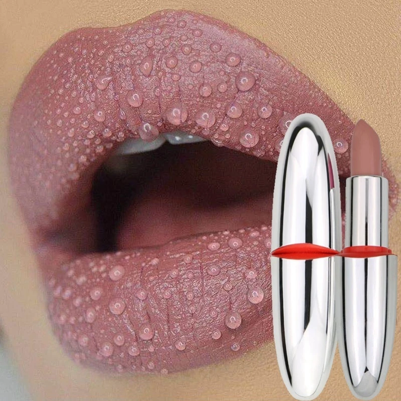 

14 Color Matte Lipstick Lips Make Up Waterproof Velvet Lip Stick Shimmer Nude Brown Lips Makeup Matt Long Lasting Lipsticks