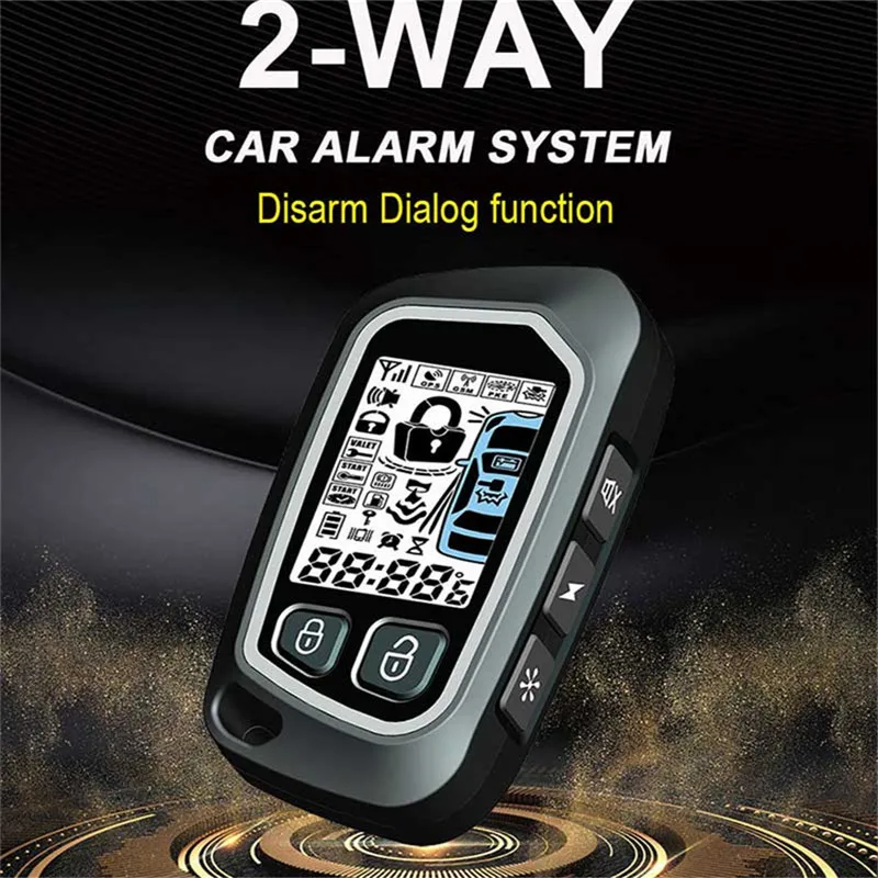 

PKE Car Alarm System and GPS Keyless Entry System alarma auto sheriff signaling car security alarm with auto start starline a93