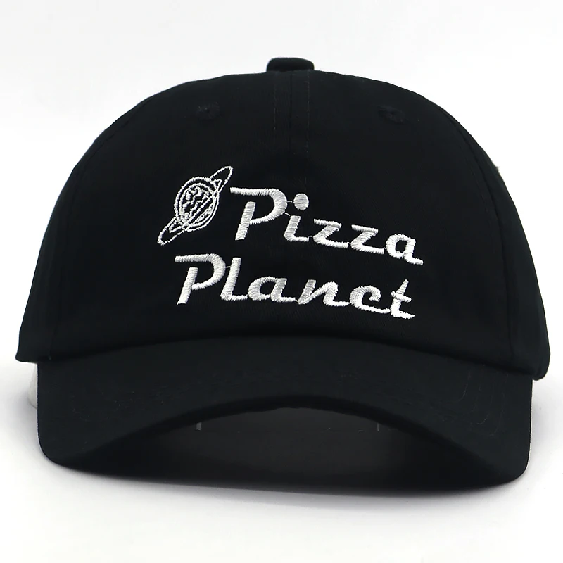 

100% cotton Pizza Planet embroidery baseball cap for women men snapback sports hats fashion soft hip hop dad hat high quality