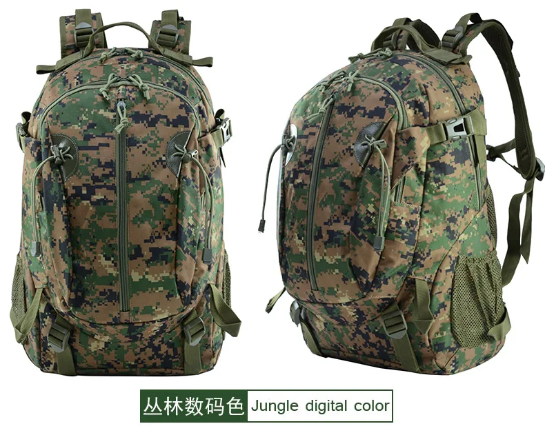 30L waterproof Tactical Camouflage sprots backpack men travel outdoor Military male Mountaineering Hiking Climbing Camping bags - Цвет: Jungle  digital