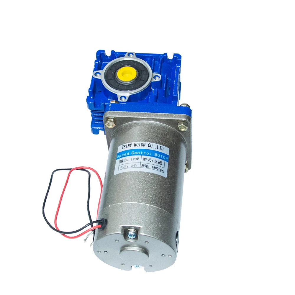 Большой постоянного тока червь Шестерни Мотор 12/24/90/220V 120/180/250W 22/30/36/45/60/90/180/240
