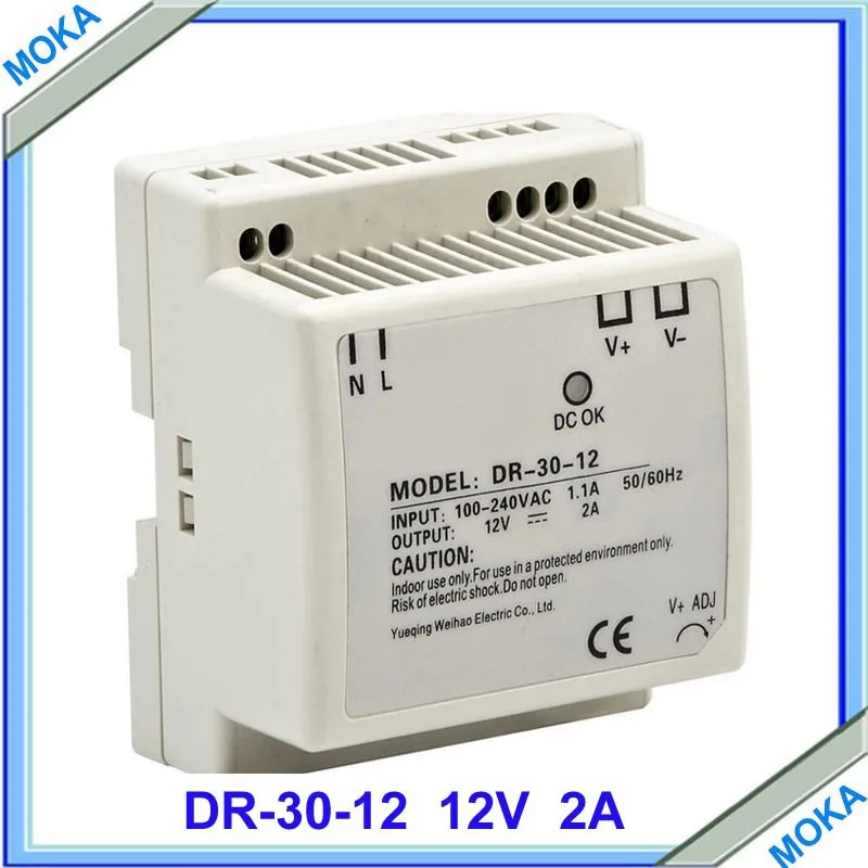 Factory Supply DR 30 5 DR 30 12 DR 30 15 DR 30 24 30W Single Output ...