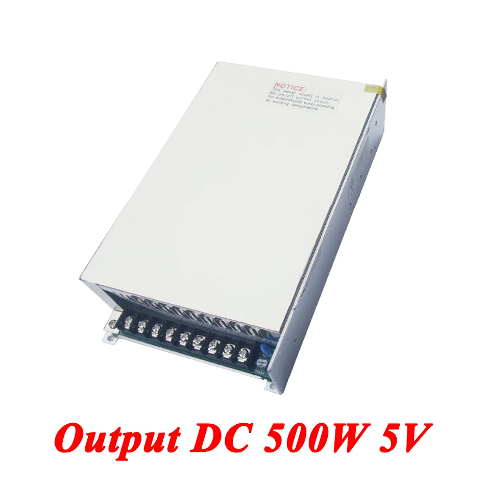 S-500-5 Switching Power Supply 500W 5v 70A,Single Output AC-DC Converter For Led Strip,AC110V/220V Transformer To DC,led Driver S-500-5 Switching Power Supply 500W 5v 70A,Single Output AC-DC Converter For Led Strip,AC110V/220V Transformer To DC,led Driver